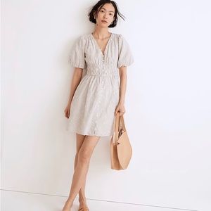 Madewell Eyelet Sophia Striped Mini Dress XXS - Worn Once!